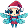 Dragonfly Christmas Xmas