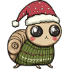 Snail Christmas Xmas