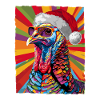 Truthahn Weihnachten Porträt