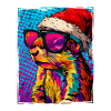 Squirrel Christmas Portrait