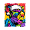 Bergziege Weihnachten Porträt