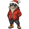 Robbe Tier Weihnachten Winter