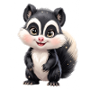 Cute Skunk Charm