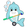 Dolphin Billiard Cue Sport