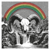 Rainbow Arch Over Night Silhouettes