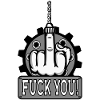 Fuck You Drill Design Gray