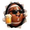Bière de football