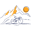 Bike Mountain Sun