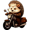 Hérisson moto