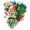 Psychedelic Santa Kaleidoscope