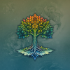 Braided Rainbow Tree