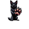 Talk to the paw Black Shepherd