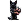 Talk to the Paw Black Shepherd