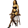 Pin-up de la Joconde (Mona Lisa)