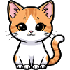Calico Kitten Charm