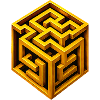 Golden Cube Labyrinth