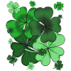 Green Shamrock Pattern