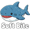Cartoon Shark Soft Bite: Cute Shark