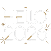 Hello 2026 Neon Sign