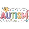 Autism Pastel Stars and Joy