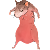 Anthro Rodent in Pink