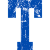 Lettre t sport rétro 