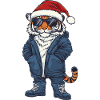 Tiger Christmas Winter