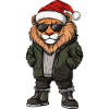 Noël Lion Hiver
