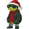 Turtle Christmas Winter