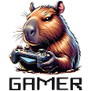 Capybara Gamer – Funny Gaming Gamer