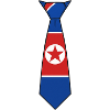 North Korea Tie – Flaggendesign