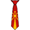 Cravate Macédoine – Conception du drapeau
