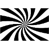 Hypnotic Black and White Spiral