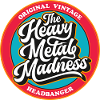 Heavy Metal Madness Retro Badge
