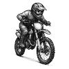 Motocross Rider Illustration