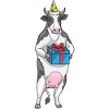 Cow Birthday Party Hat