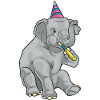 Elephant Birthday Toad