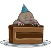 Mole Birthday Cake