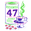 Rockwell 47 Neon Coffee Art