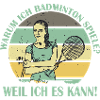 Badmintonspieler Geschenke Badminton Outfits
