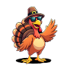 Thanksgiving Drôle Dinde de Thanksgiving