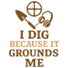 Introverted metal detector hobbyist