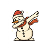 Dabbing Snowman Dab Snowman