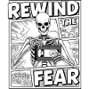 Skeleton Cassette Rewind Fear