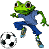 Fussballer Frosch