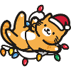 Kawaii Cat Fairy Lights Christmas