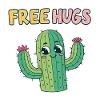 Cactus Cuddles Free Hugs