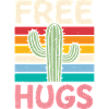 Rainbow Cactus Free Hugs