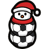 Soccer Snowman Christmas Sports