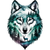Wolf-Silhouette – Motivations-Wolf-Logo